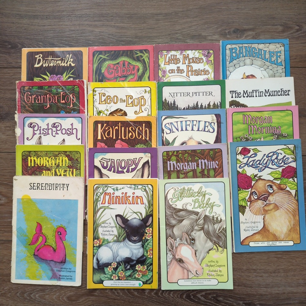 Vtg 70s 80s Serendipity Books Lot of 19 Stephen Cosgrove Softcover Set
